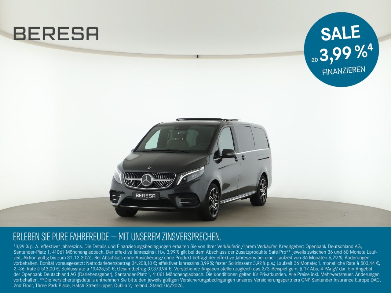 MERCEDES-BENZ V 300 d Lang 4M AMG Avantgarde Pano Airmatic 360