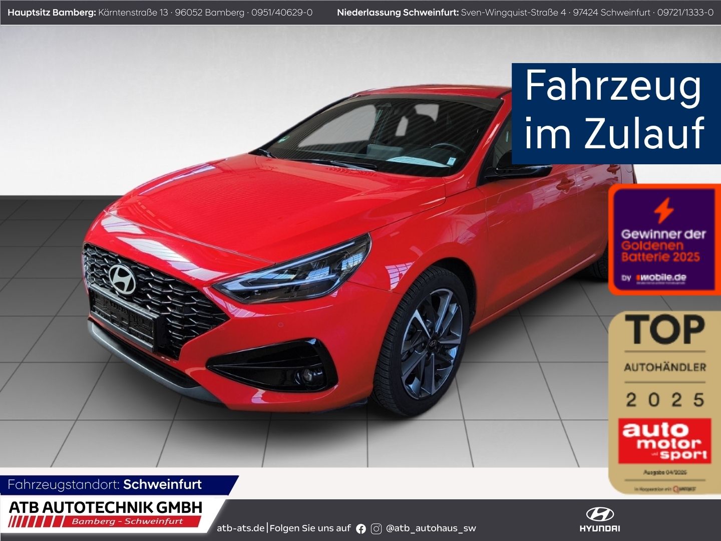 Fahrzeugabbildung Hyundai i30 Advantage 1.0 T-GDi DCT Navi LED Apple CarPl