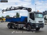 Iveco Trakker 310 6X4 HIAB 122 Duo Kran Crane 8m3 tipp - Iveco Trakker