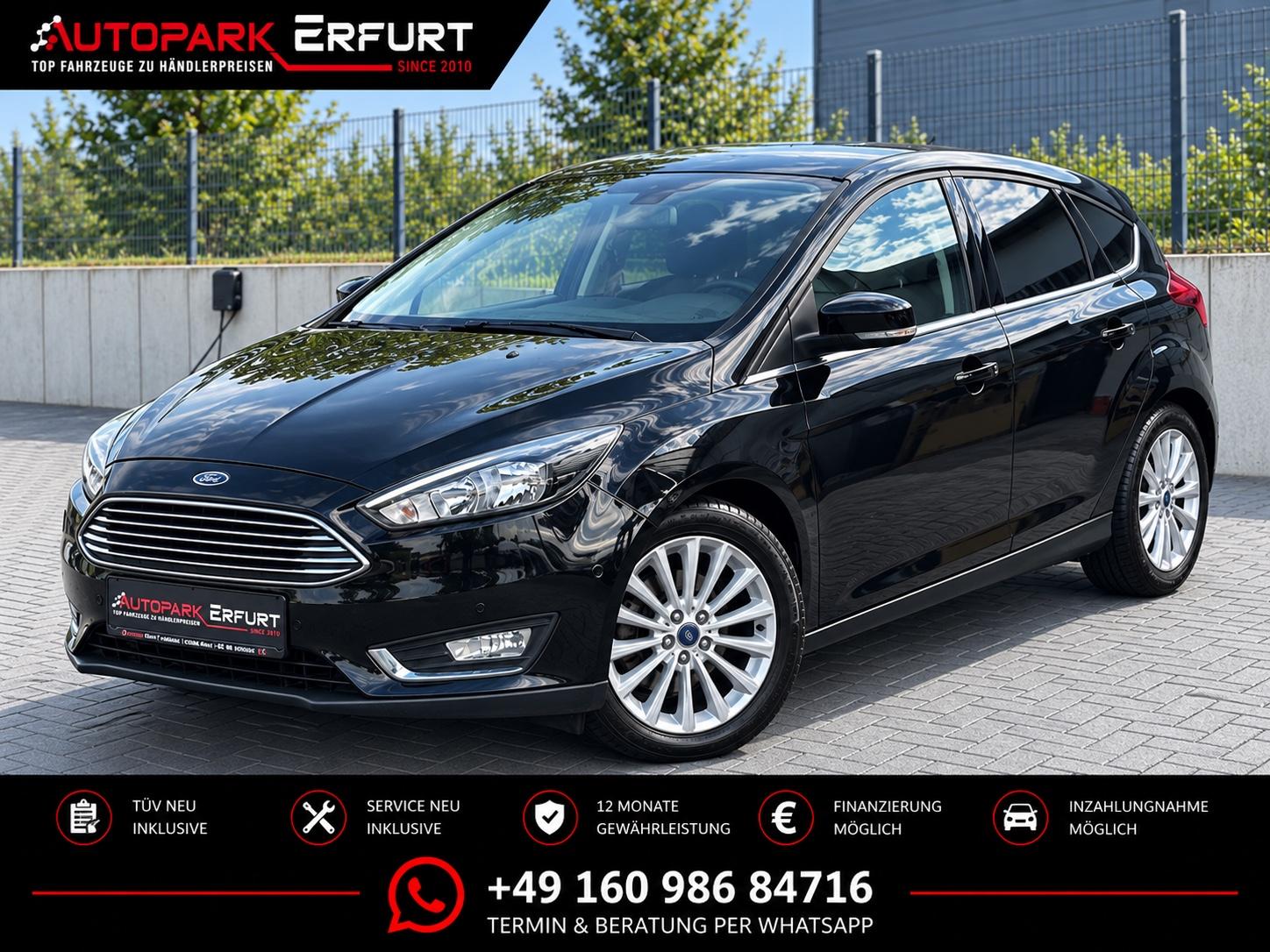 Ford Focus Lim. Titanium*Klima*Temp*Navi*Phone*StzH*P