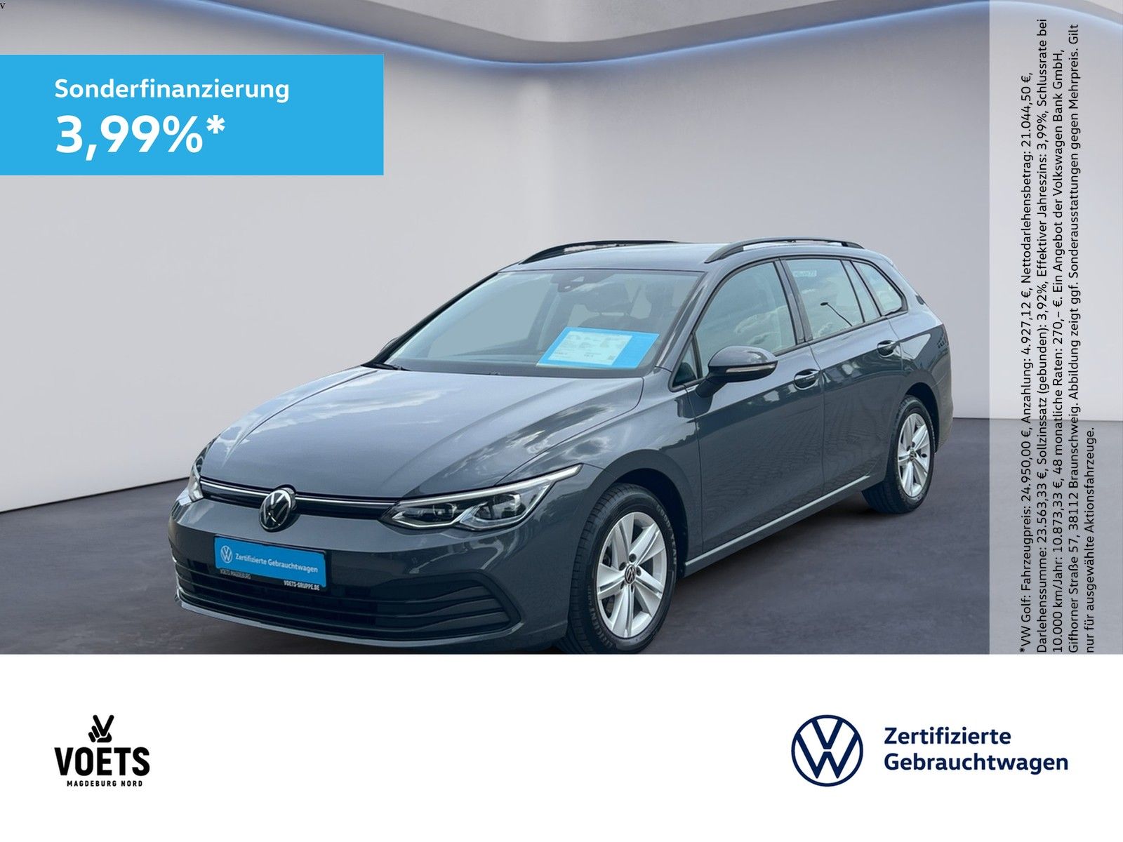 Volkswagen Golf VIII Variant  1.5 eTSI  DSG Life LED+NAVI+A