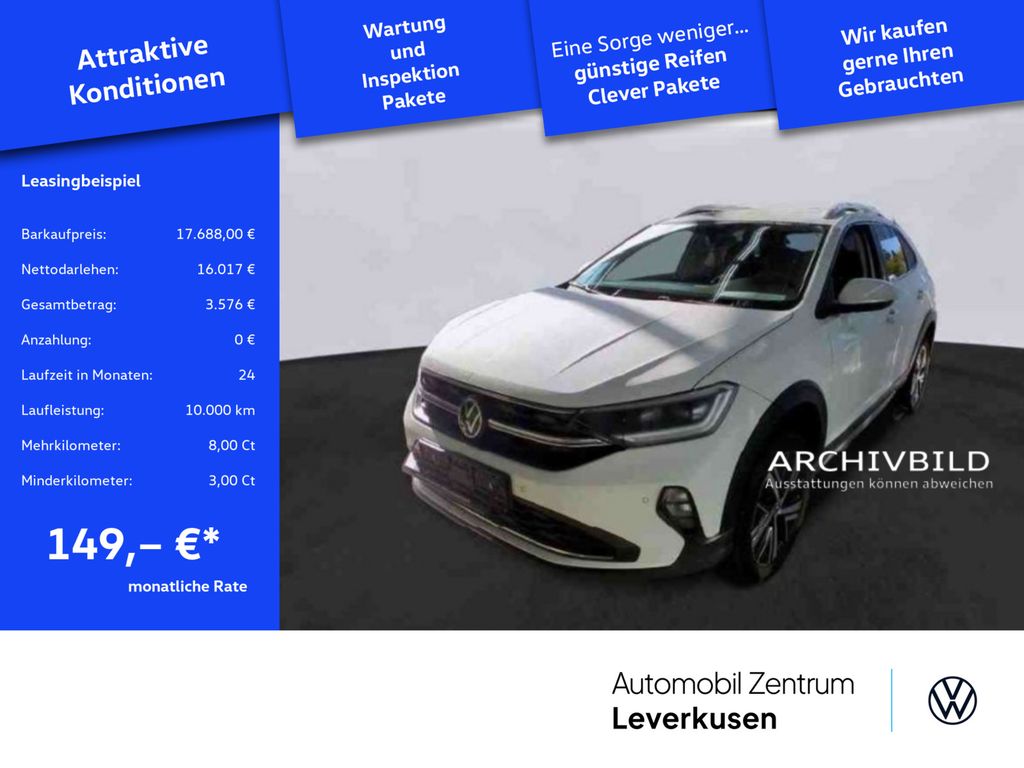 Volkswagen Taigo Style MATRIX VIRT ACC KAM CARPLAY SHZ PDC