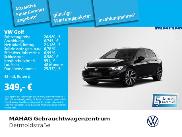 Volkswagen Golf VIII 1.5 eTSI STYLE Navi LED+ ACC DSG