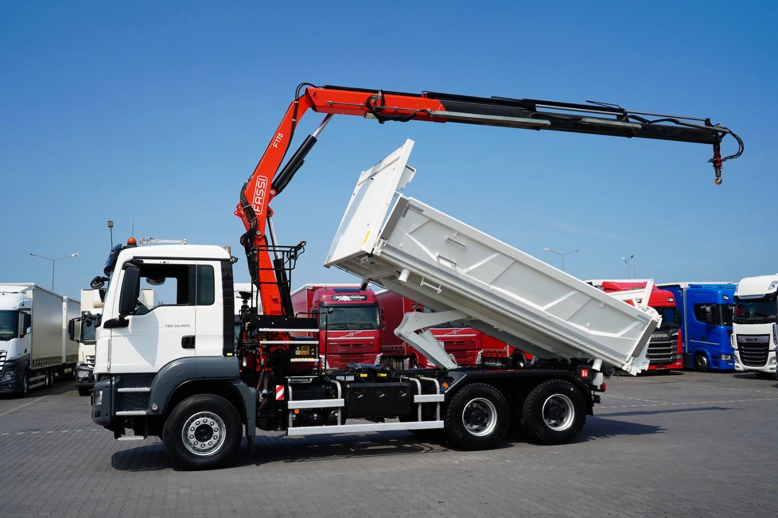 MAN / TGS / 33.420 / E6/ WYWROTKA + HDS /FASSI F 175