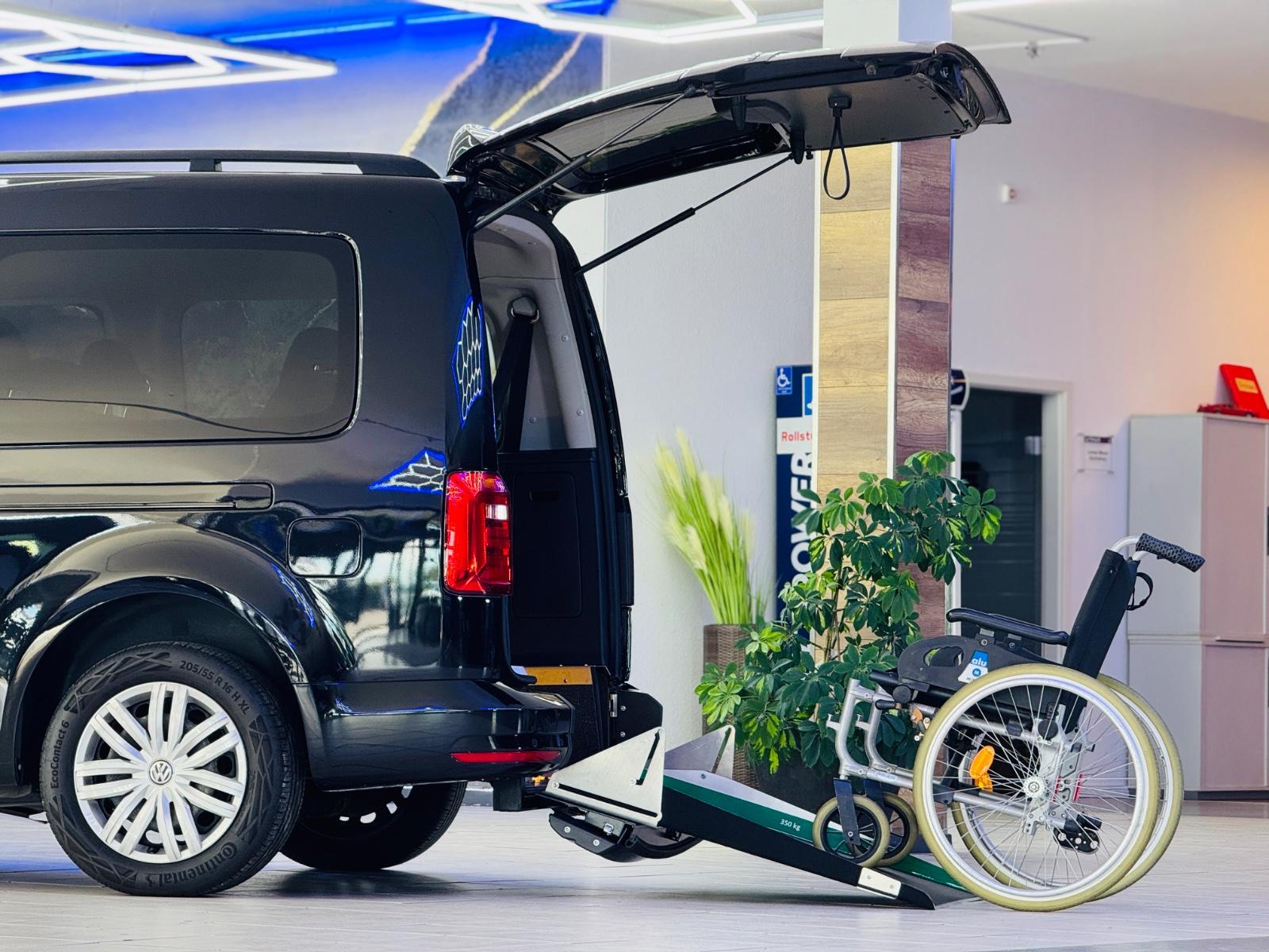 Volkswagen Caddy DSG-Maxi-Behindertengerecht-Rampe-