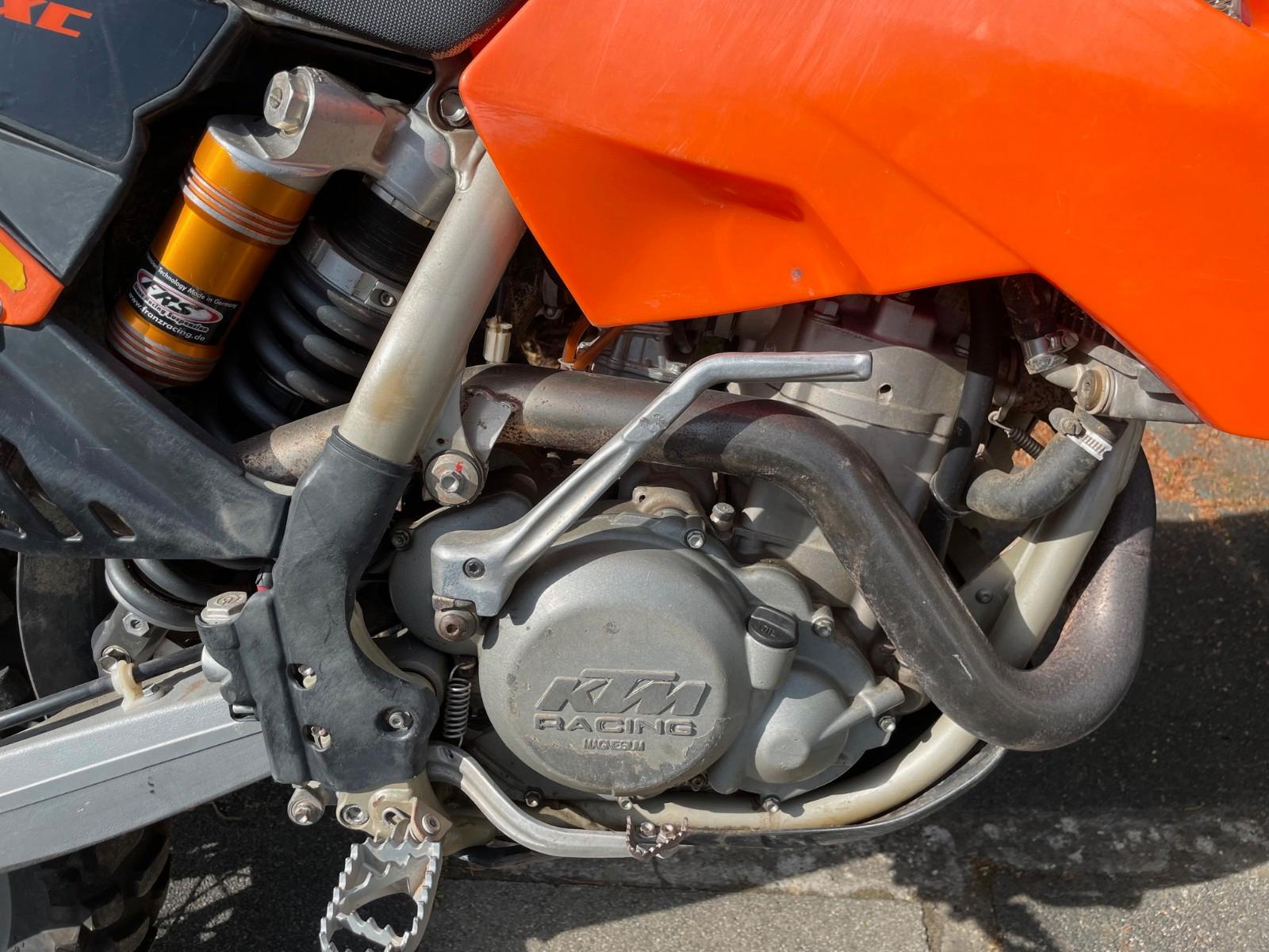 KTM EXC 2005 — engine 510 cm³, 60 HP (44kW)