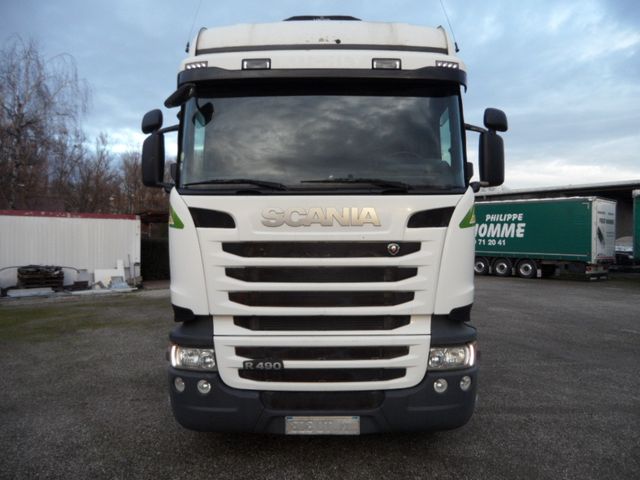 Scania R490,Retarder,Standklima,Kühlbox,NAVI,ALCOA,Top