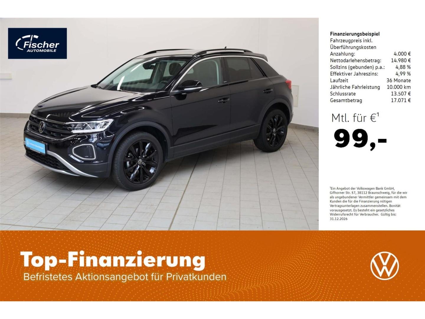 Volkswagen T-Roc 1.0 TSI Move 6-Gg. LED/RFK/ACC/PDC/SH