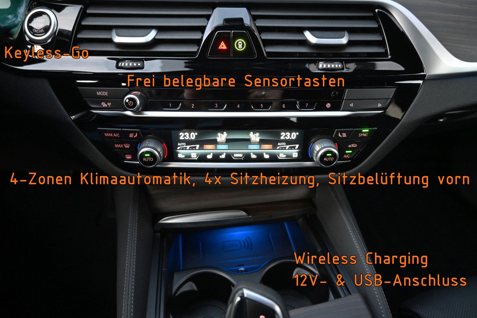 Fahrzeugabbildung BMW 530d xDr M SPORT °UVP 98.219€°AD.DRIVE°STHZG°20"