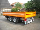 Fliegl TSK 115, BPW-Achsen, Breitreifen, Ladel. 5,00m - Fliegl Tieflader