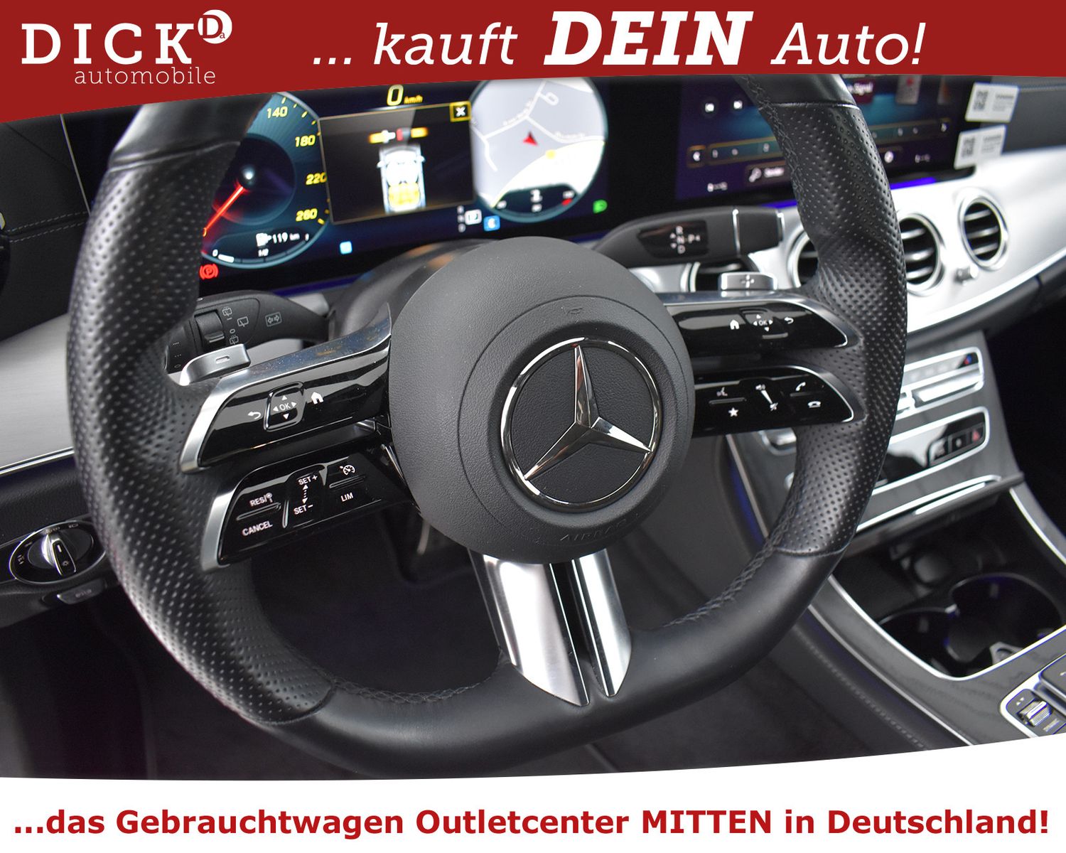 Fahrzeugabbildung Mercedes-Benz E 400d T 4M 2X AMG Line WIDESC+MULTIB+KAMERA+19"