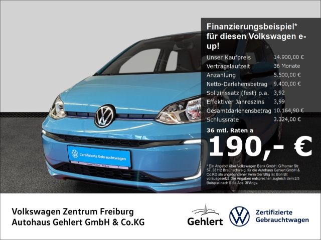 Volkswagen up e-up! e-UP! Klima Rückfahrkamera Tempomat Sch