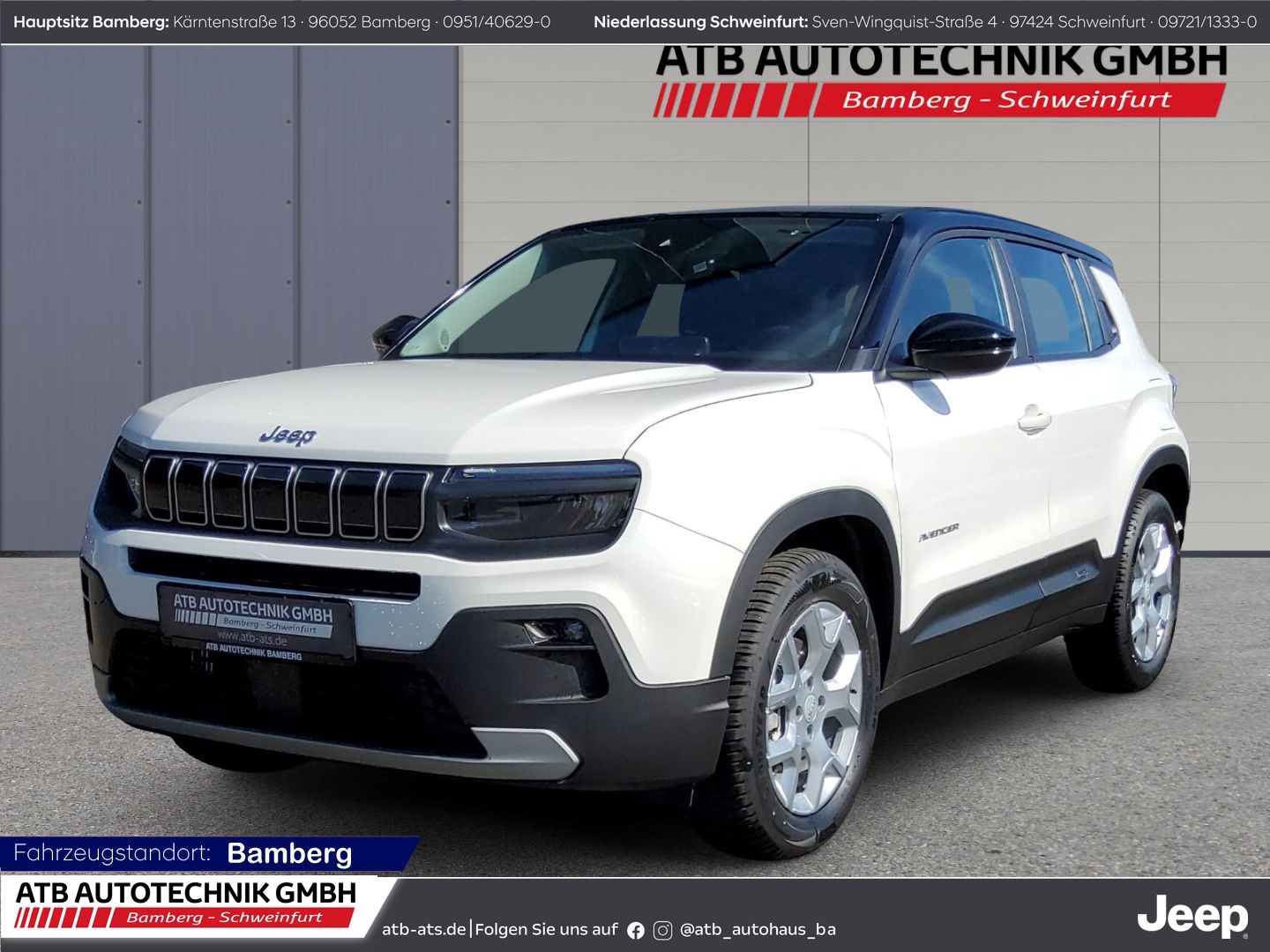 Fahrzeugabbildung Jeep Avenger Altitude Mildhybrid Allwetter, SHZ, Keyl