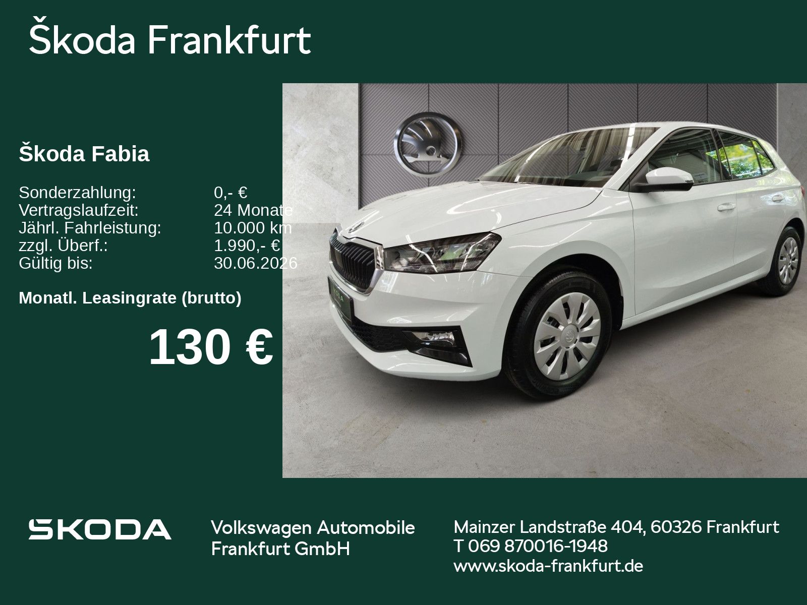 Skoda Fabia Essence 1,0 MPI 59 kW 5-Gang-Schaltgetrieb
