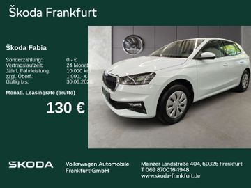 Skoda Leasingangebot: Skoda Fabia Essence 1,0 MPI 59 kW 5-Gang-Schaltgetrieb