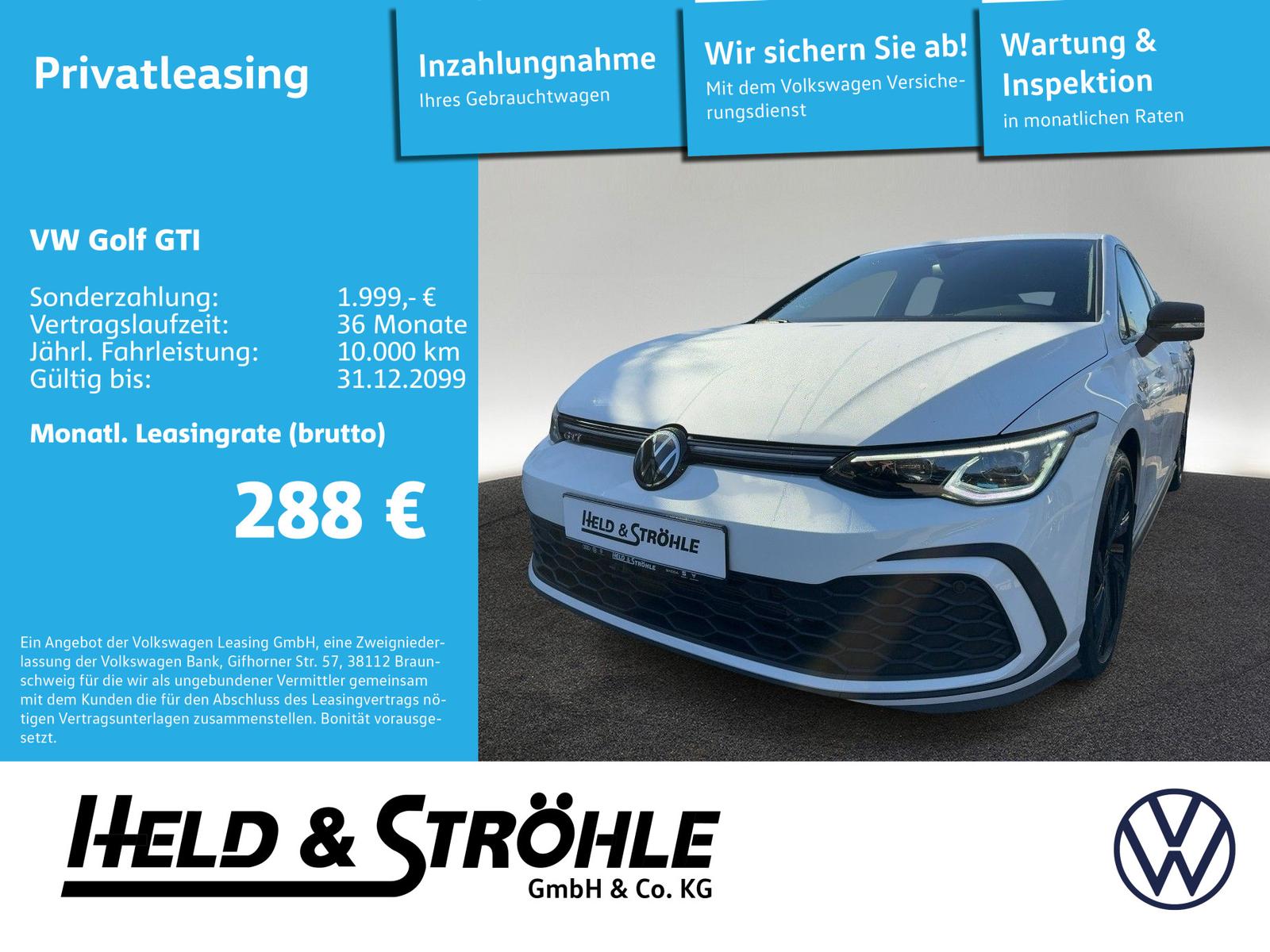 Volkswagen Golf GTI BLACK STYLE 2.0 TSI DSG IQ-LED NAV KAM