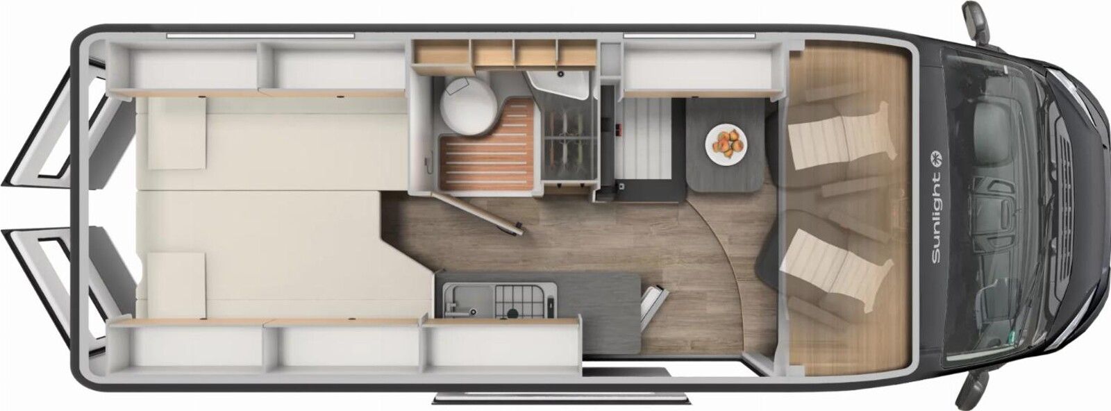 Fahrzeugabbildung Sunlight Adventure Cliff 640 MJ26*Rahmenfenster*Faltverd.