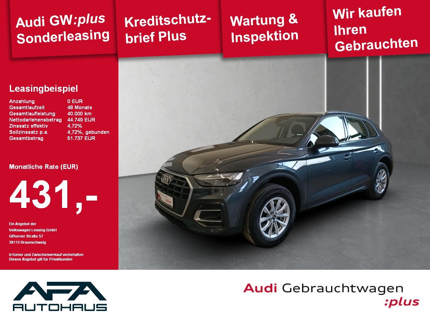 Audi Q5 40 TDI quattro S tronic StdHz*RFK*Matrix*ACC