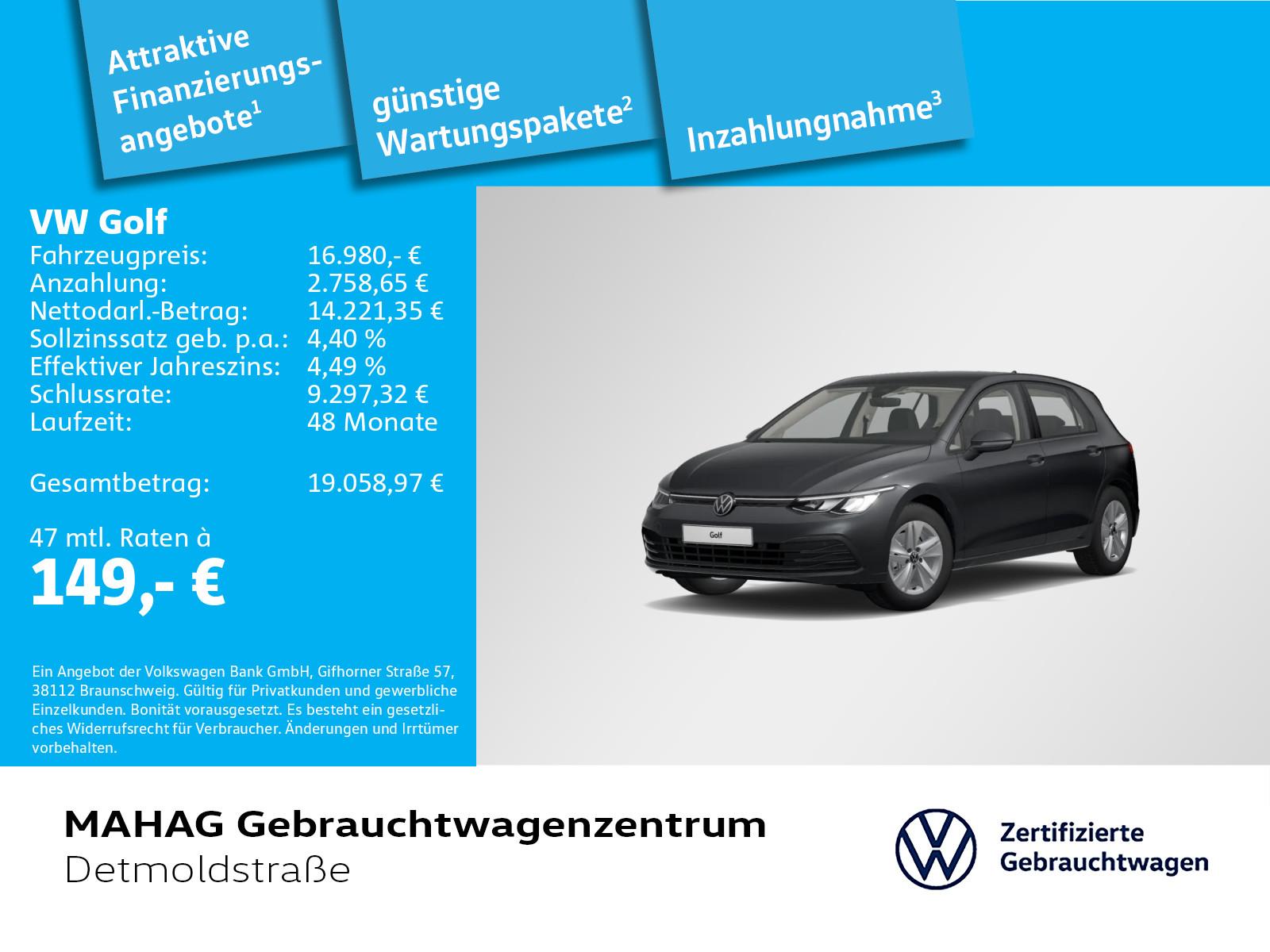 Volkswagen Golf VIII Life 1.0 TSI LED Navi ParkPilot App  6