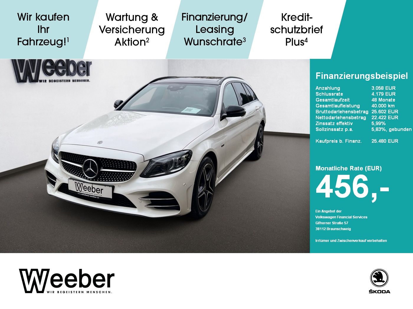 MERCEDES-BENZ C 300 de T AMG-Line *PANO*MULTIBEAM LED*
