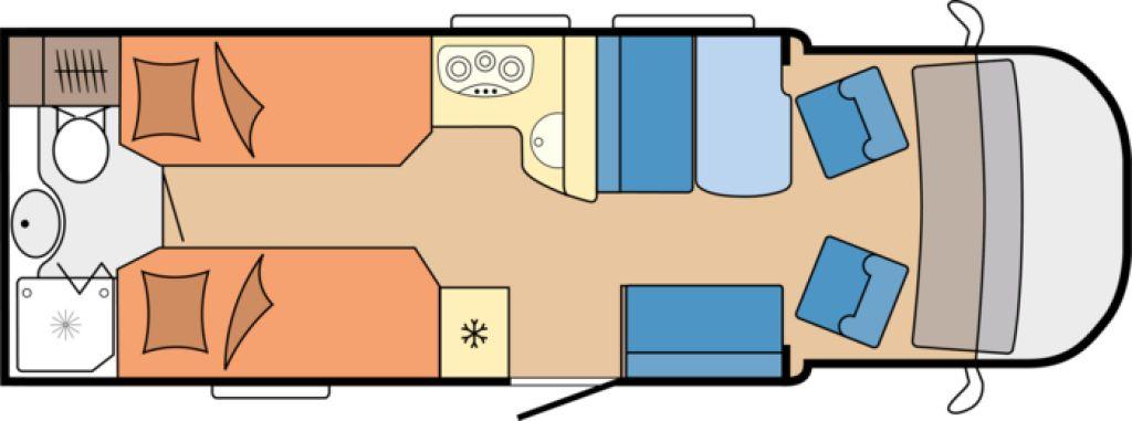 Hobby Optima ONTOUR T70 E Sehr gut ausgestattet
