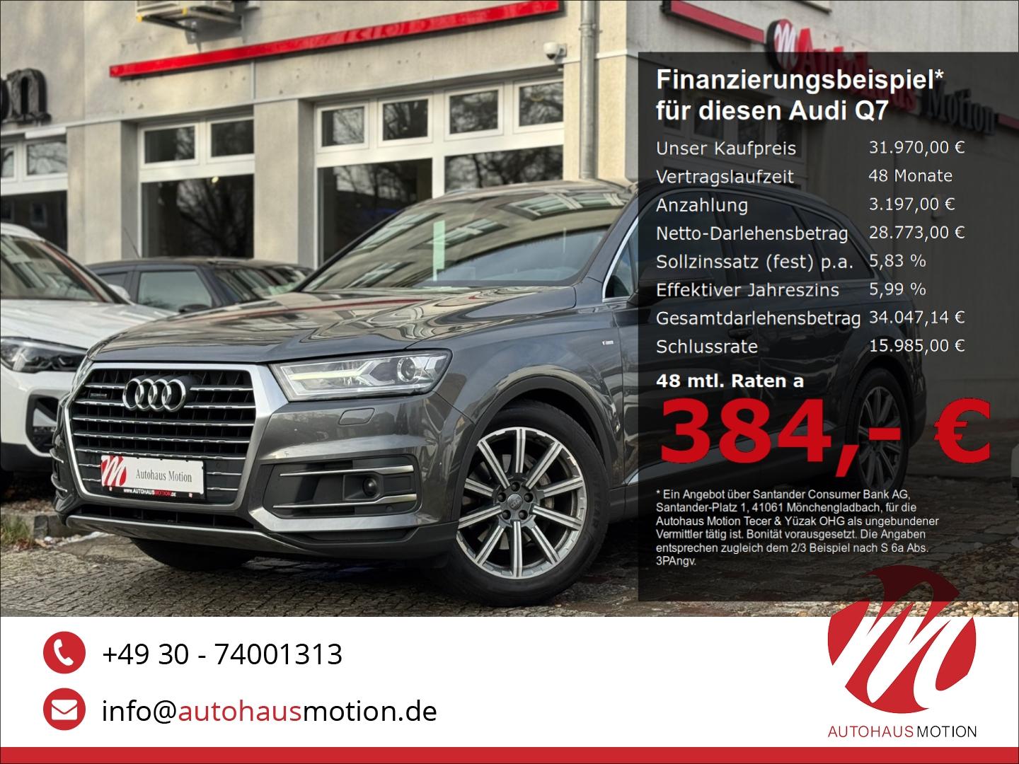Audi Q7 3.0 TDI quattro 3x S-line Raute Allradlenkung