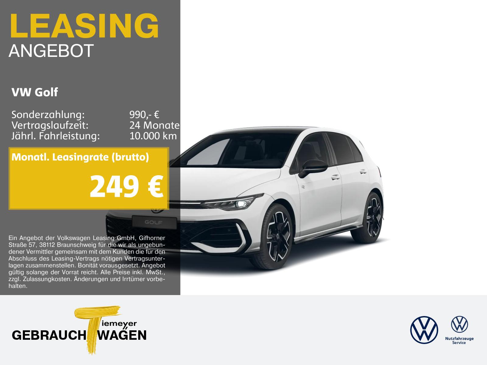 Volkswagen Golf 1.5 eTSI DSG R-LINE BLACK LM18 MATRIX HuD A