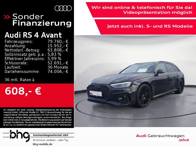 Audi RS 4 Avant Essentials DynamicRide v/max280 Pano