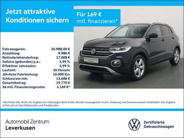 Volkswagen T-Cross TSI Style DSG ACC AHK KAM LED SHZ