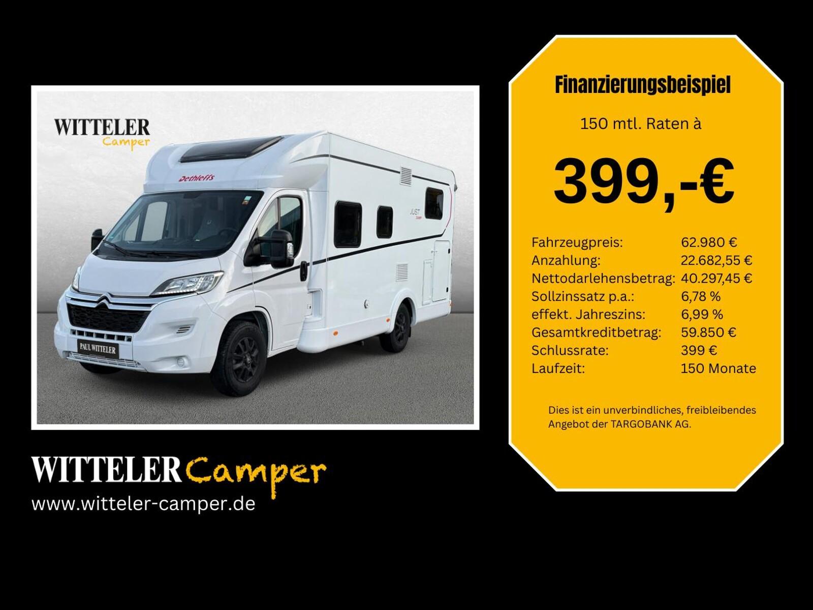 Dethleffs Just Camp T 6812 EB Family*Hubbett*Paket one