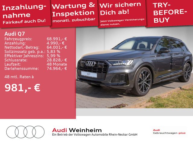 Audi Q7 50 TDI Black-Paket S-Line Matrix-LED 7-Sitzer