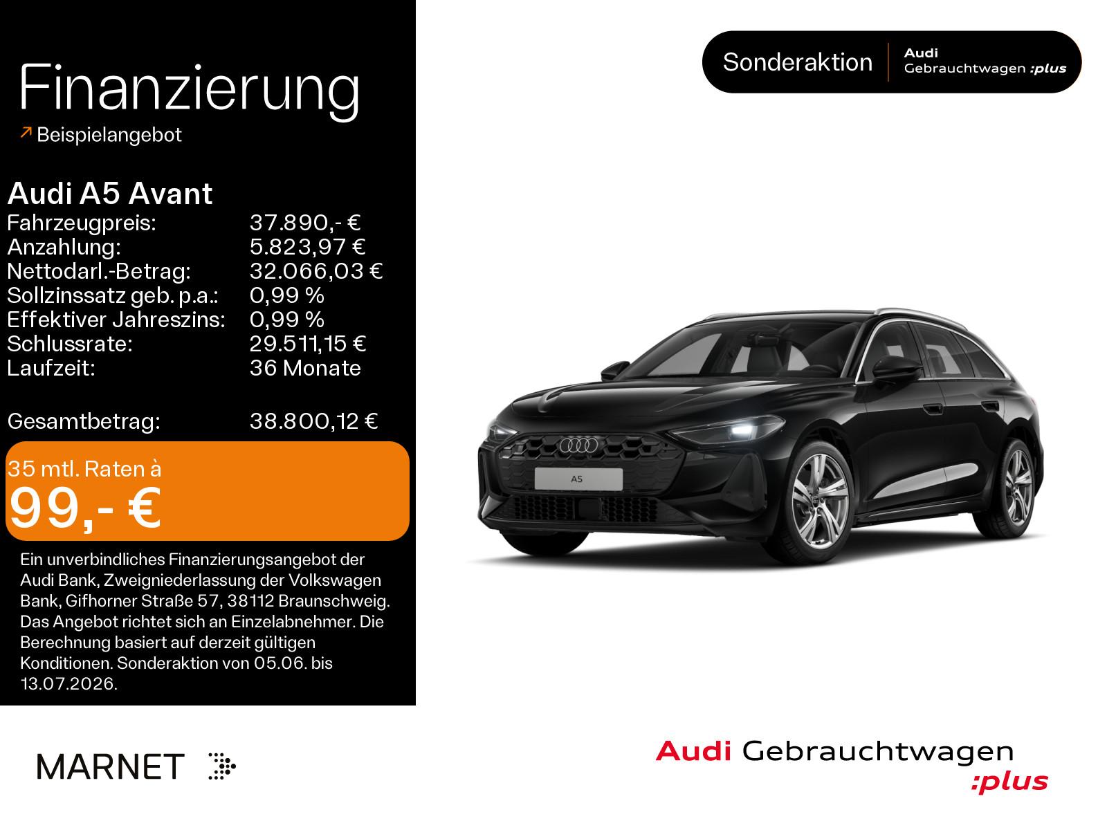 Audi A5 Avant TFSI*Navi*Alu*Virtual*Audi Connect*Kame