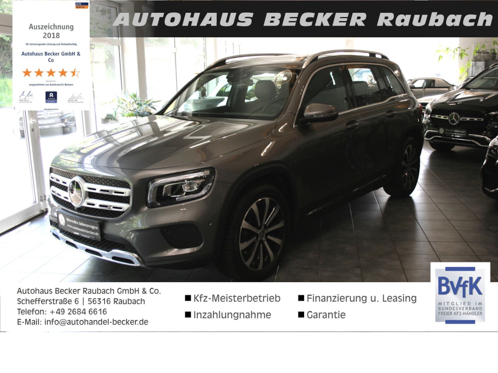 Fahrzeugabbildung Mercedes-Benz GLB 200 Progres. *Distronic*LED*360° Kamera*MBUX