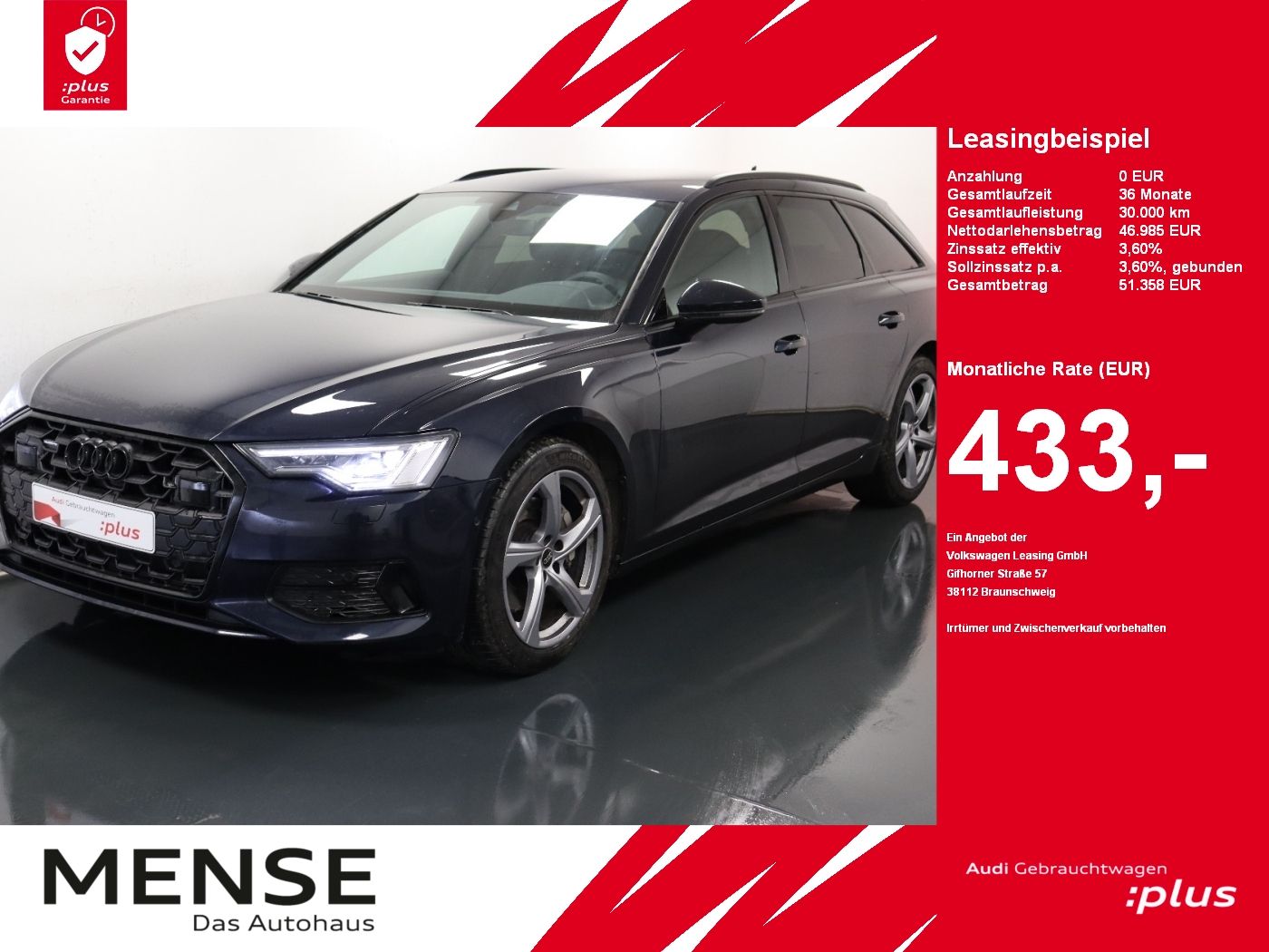 Audi A6 Avant 45 TDI quattro S tronic Advanced Matrix