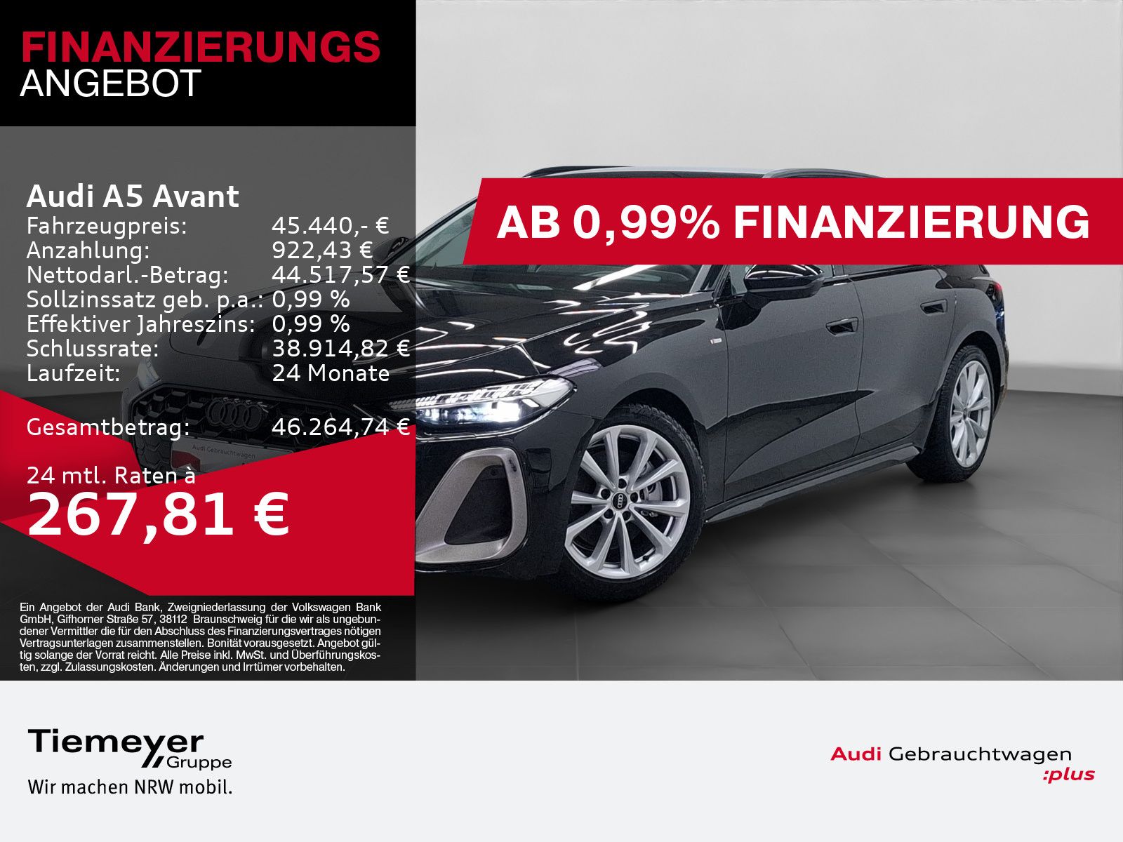 Audi A5 Avant TFSI Q S LINE EDITION 1 LM19 LEDER AHK 