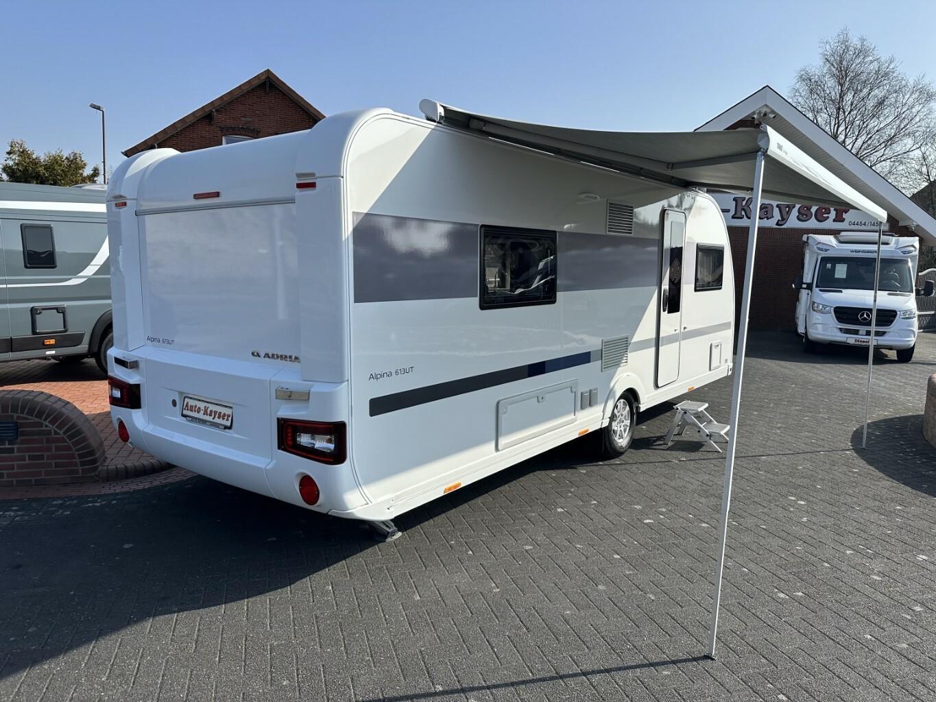 Adria Alpina 613 UT +Heckbad+ALDE+Ofen+TV+Markise