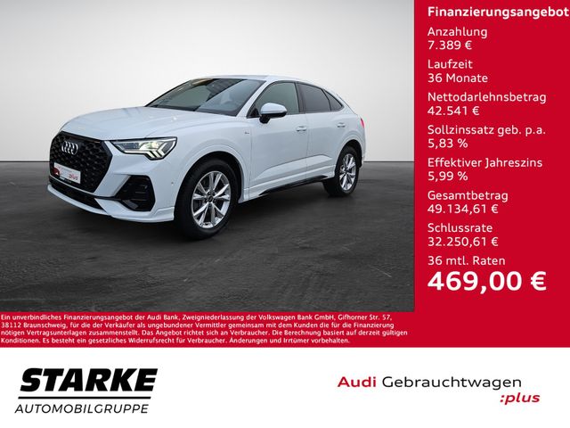 Audi Q3 Sportback 45 TFSI S tronic S line NaviPlus Ma