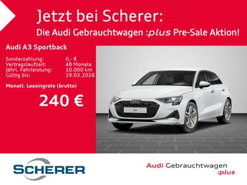 Audi Leasingangebot: Audi A3 Sportback advanced 35 TFSI KAMERA ACC INTERFA