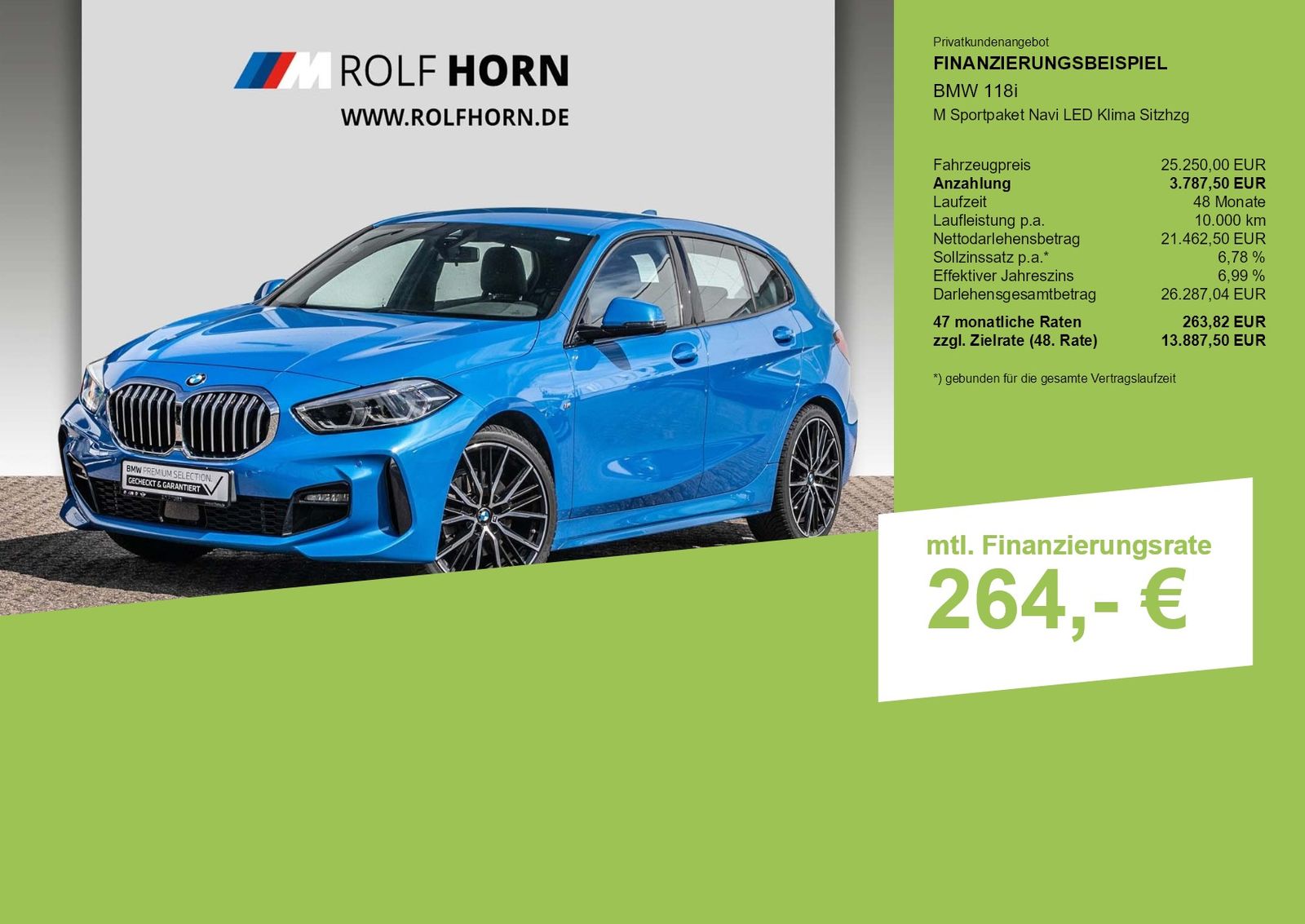 BMW 118i M Sportpaket Navi LED Klima Sitzhzg foto 3