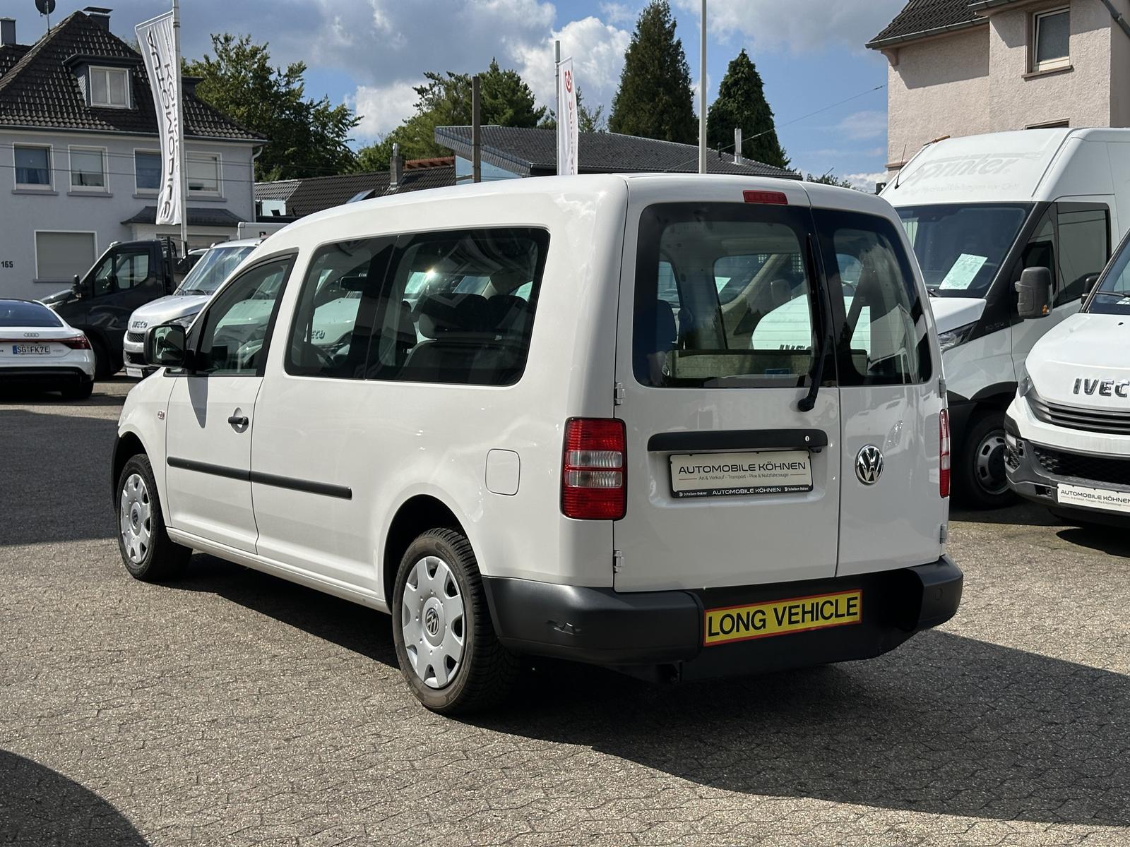 Volkswagen Caddy Maxi RAMPE / ROLLSTUHL / 1 HAND / 
