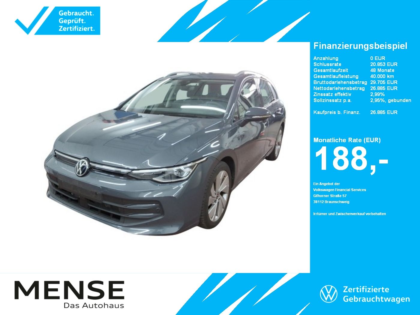 Volkswagen Golf VIII Variant 1.5 TSI Life CarPlay|AHK|ACC