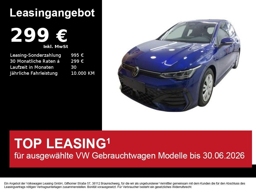 Volkswagen Golf VIII R-line 1.5 eTSI DSG ACC+AHK+KAMERA+LED