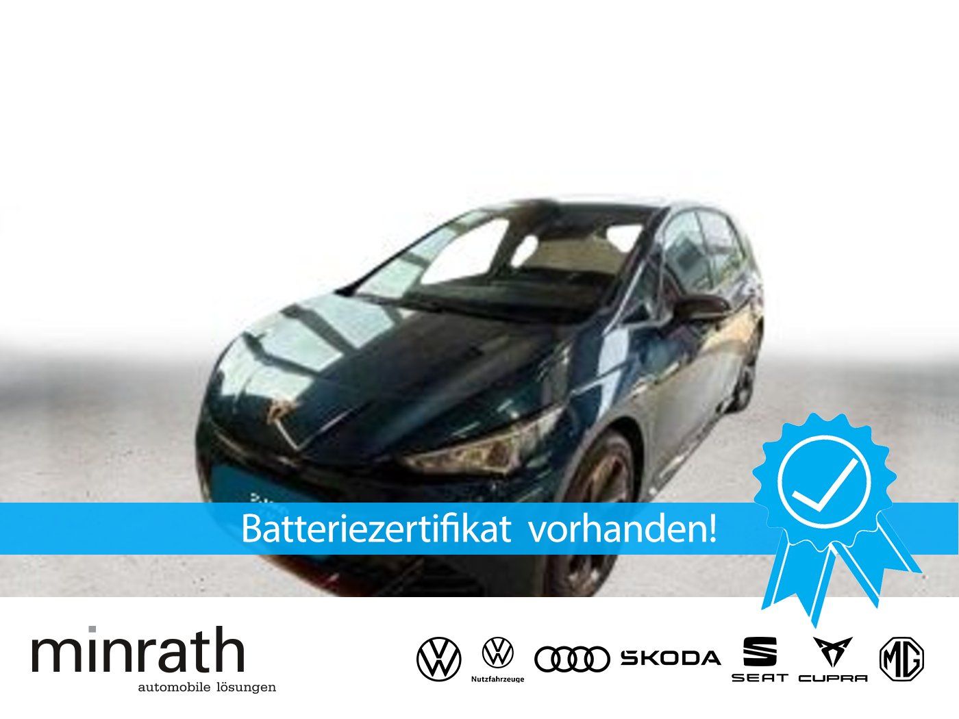 CUPRA Born 62 kWh ACC+LED+NAVI+APP+RFK+SHZ+2xPDC+WäPu