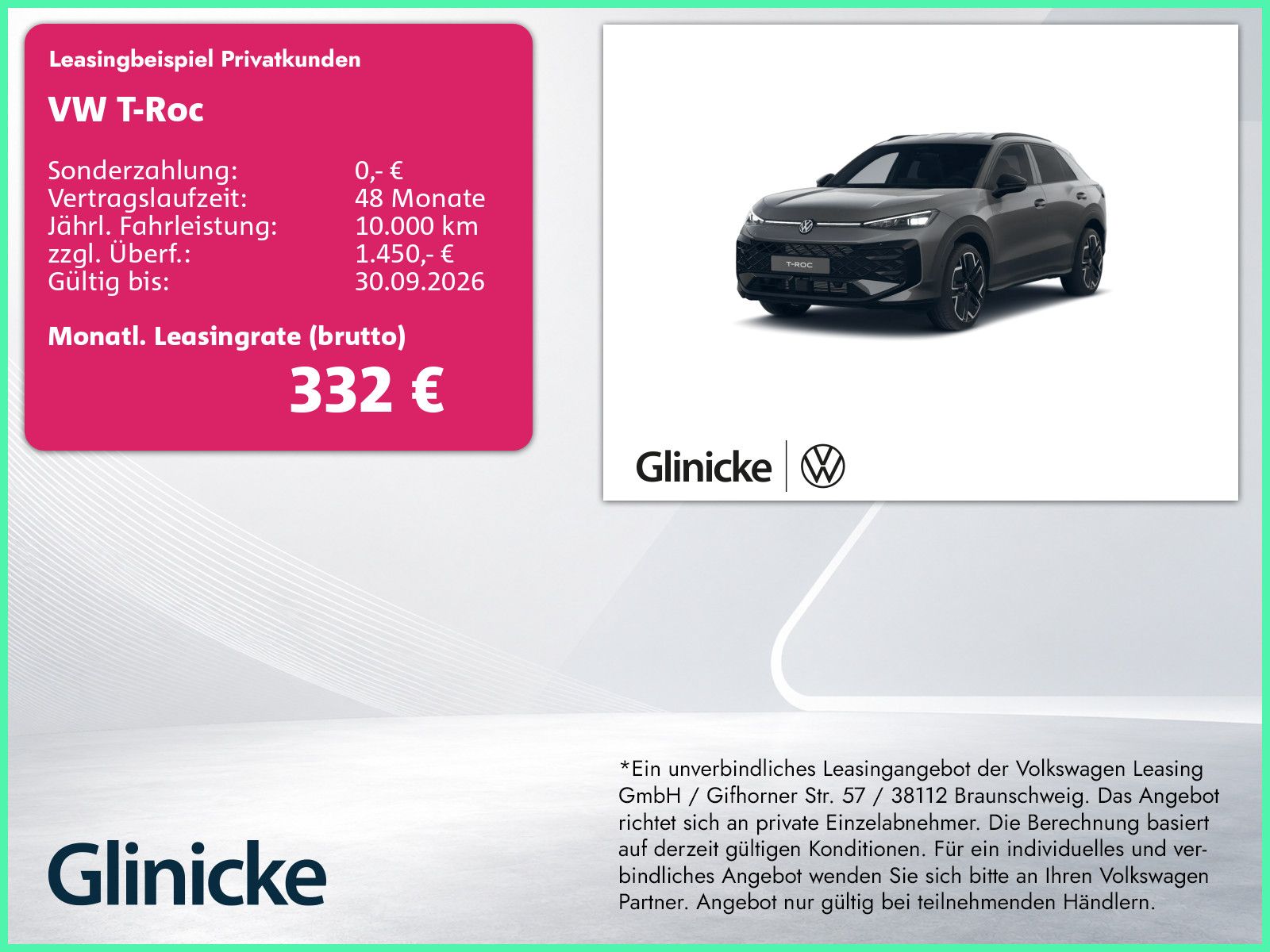 Volkswagen T-Roc R-Line 1.5 eTSI (150 PS) DSG | AHK