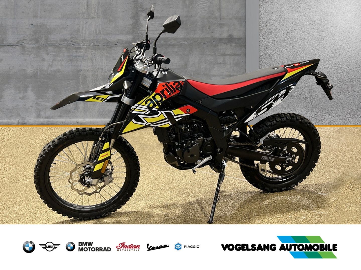 Fahrzeugabbildung Aprilia RX 125 Enduro, Geländebereifung, Aktionspreis Mo