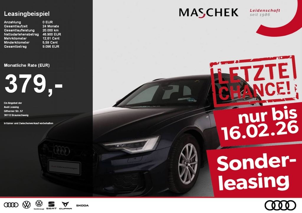 A6 Avant S line 40 TDI Matrix Leder BlackEd Memo