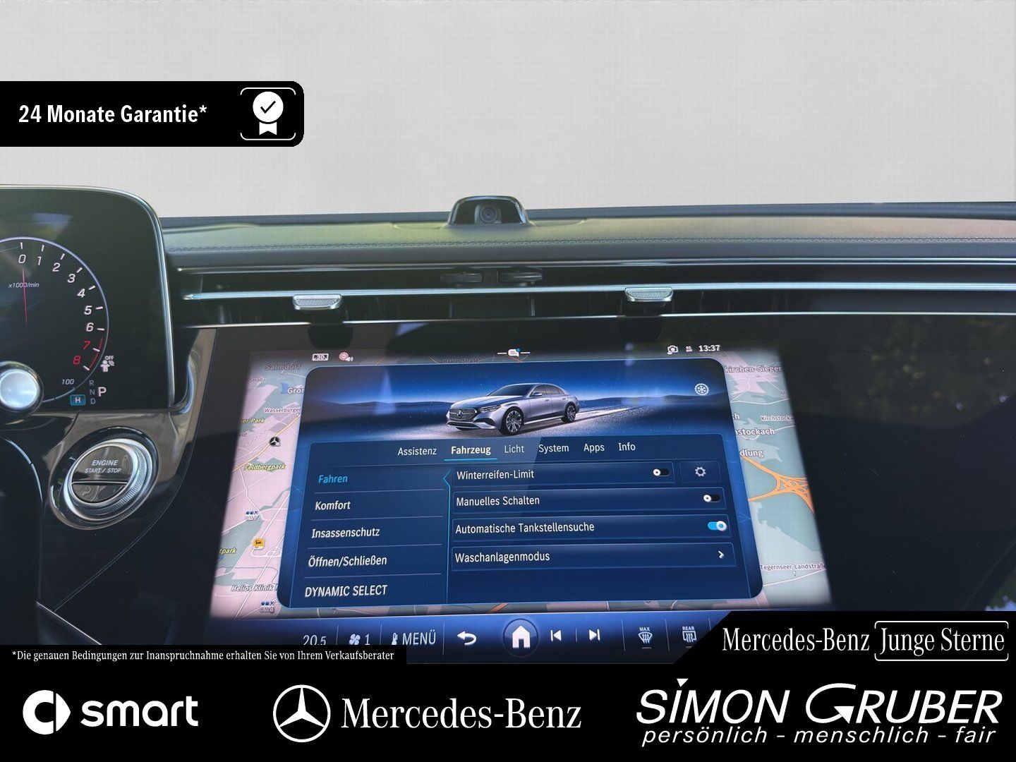 Fahrzeugabbildung Mercedes-Benz E 300 e AMG Pano Superscreen Sitzklima HUD Burm