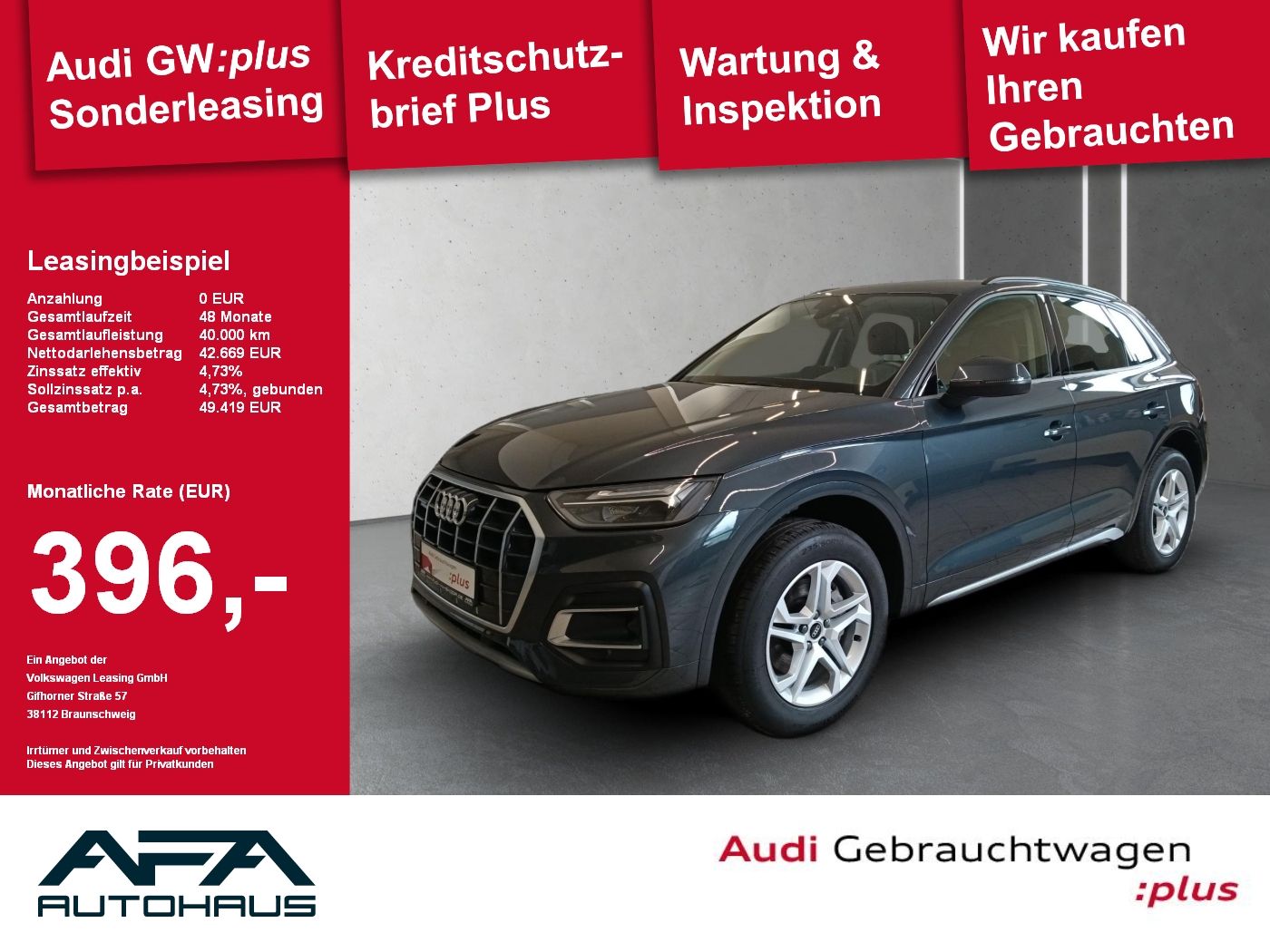 Audi Q5 40 TDI quattro S tronic AHK*RFK*ACC*Navi