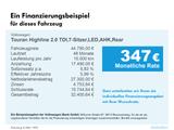 Volkswagen Touran Highline 2.0 TDI,7-Sitzer,LED,AHK,Rear - Volkswagen Touran: TDI