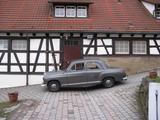 Mercedes-Benz Ponton 180 a W120 mit Faltdach - Mercedes-Benz Ponton 180